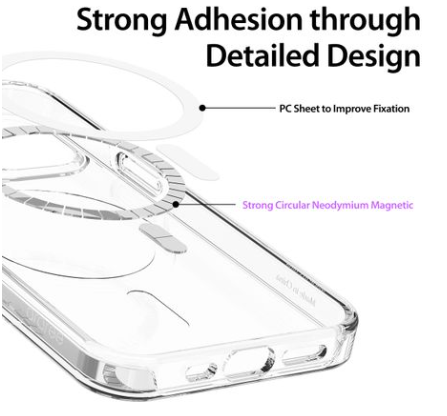 iPhone 14 Pro Magsafe TPU Gel cover in Clear