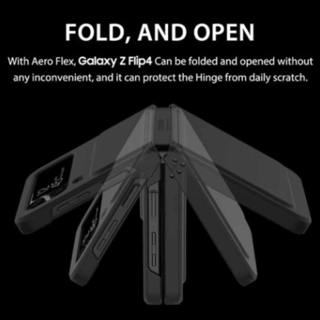 Samsung Galaxy Z Flip 4 Hardcover in Black by Araree