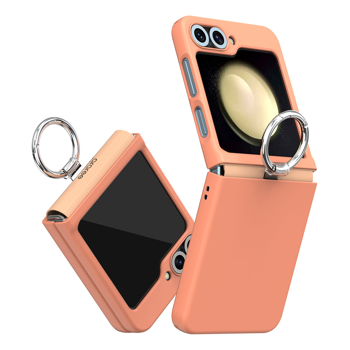 Araree Aero Flex R Ring Case for Samsung Galaxy Flip 6 - Peach Coral