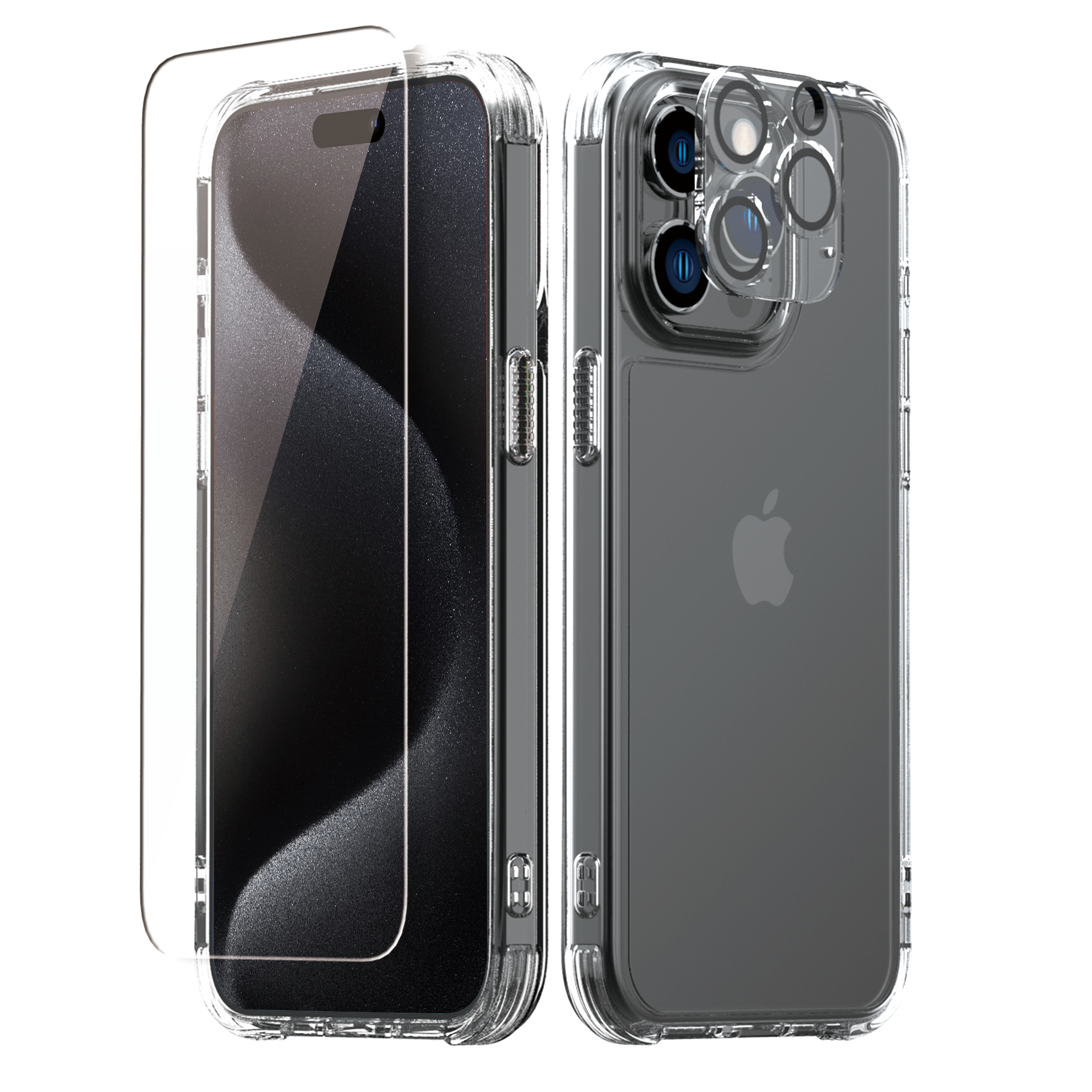 iPhone 15 Pro Max 3-In-1 Clear TPU Gel cover Pack by Araree
