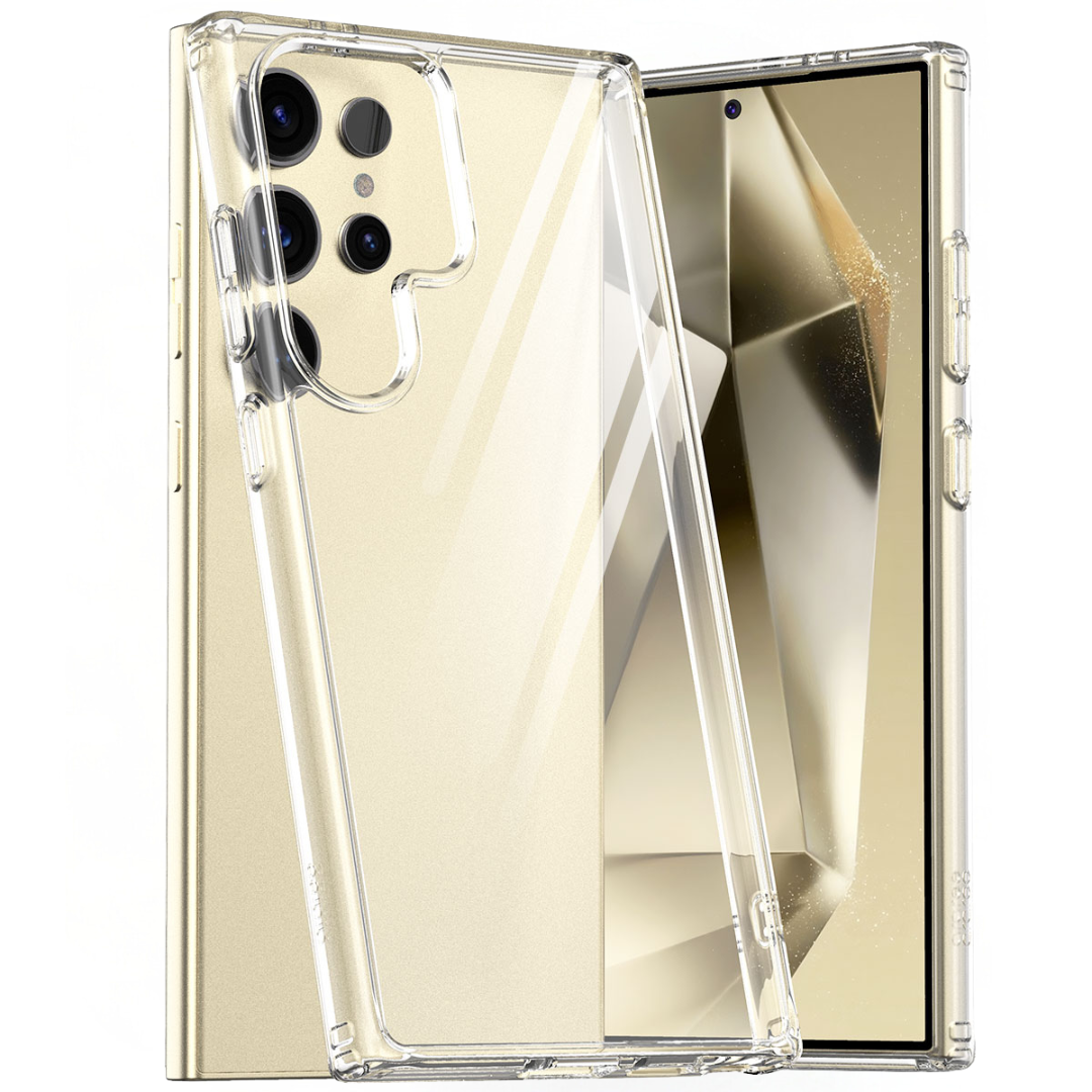 Samsung Galaxy S24 Ultra Duple Hybrid TPU & PC Cover in Clear by Araree